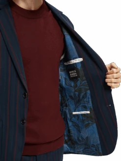 Scotch & Soda Yarn-Dyed Single-Breasted Blazer -Scotch & Soda 169038 Combo 20D MDL DTL1