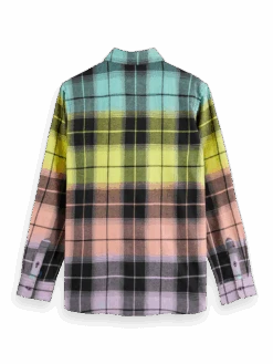 Scotch & Soda Regular-Fit Colourful Checked Flannel Shirt 19 Scotch & Soda Regular-Fit Colourful Checked Flannel Shirt -Scotch & Soda 169050 Combo 20A BCK