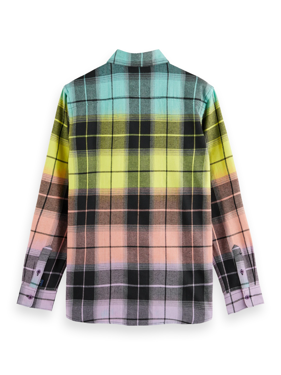 Scotch & Soda Regular-Fit Colourful Checked Flannel Shirt 8 Scotch & Soda Regular-Fit Colourful Checked Flannel Shirt - Image 6