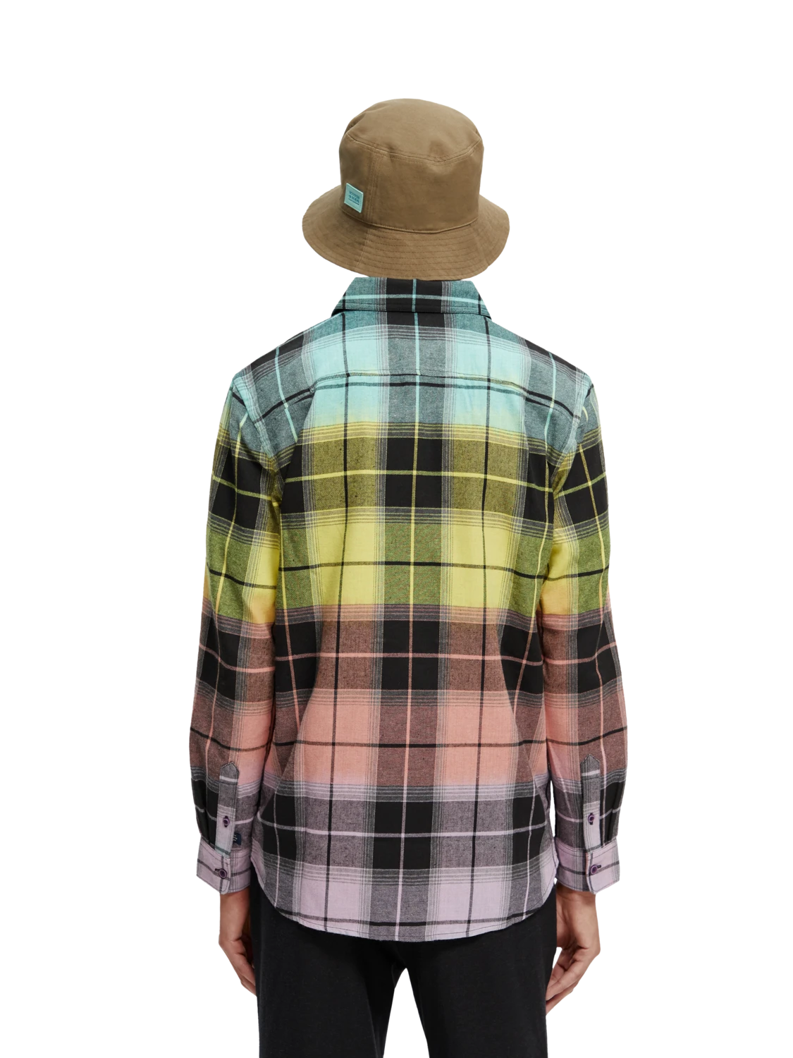 Scotch & Soda Regular-Fit Colourful Checked Flannel Shirt 11 Scotch & Soda Regular-Fit Colourful Checked Flannel Shirt - Image 9