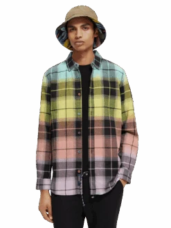 Scotch & Soda Regular-Fit Colourful Checked Flannel Shirt 23 Scotch & Soda Regular-Fit Colourful Checked Flannel Shirt -Scotch & Soda 169050 Combo 20A MDL CRP