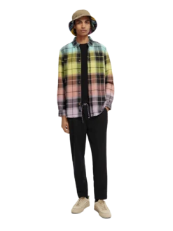 Scotch & Soda Regular-Fit Colourful Checked Flannel Shirt 25 Scotch & Soda Regular-Fit Colourful Checked Flannel Shirt -Scotch & Soda 169050 Combo 20A MDL FNT