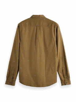 Scotch & Soda Slim Fit Embroidered Oxford Shirt 16 Scotch & Soda Slim Fit Embroidered Oxford Shirt -Scotch & Soda 169054 Combo 20B BCK