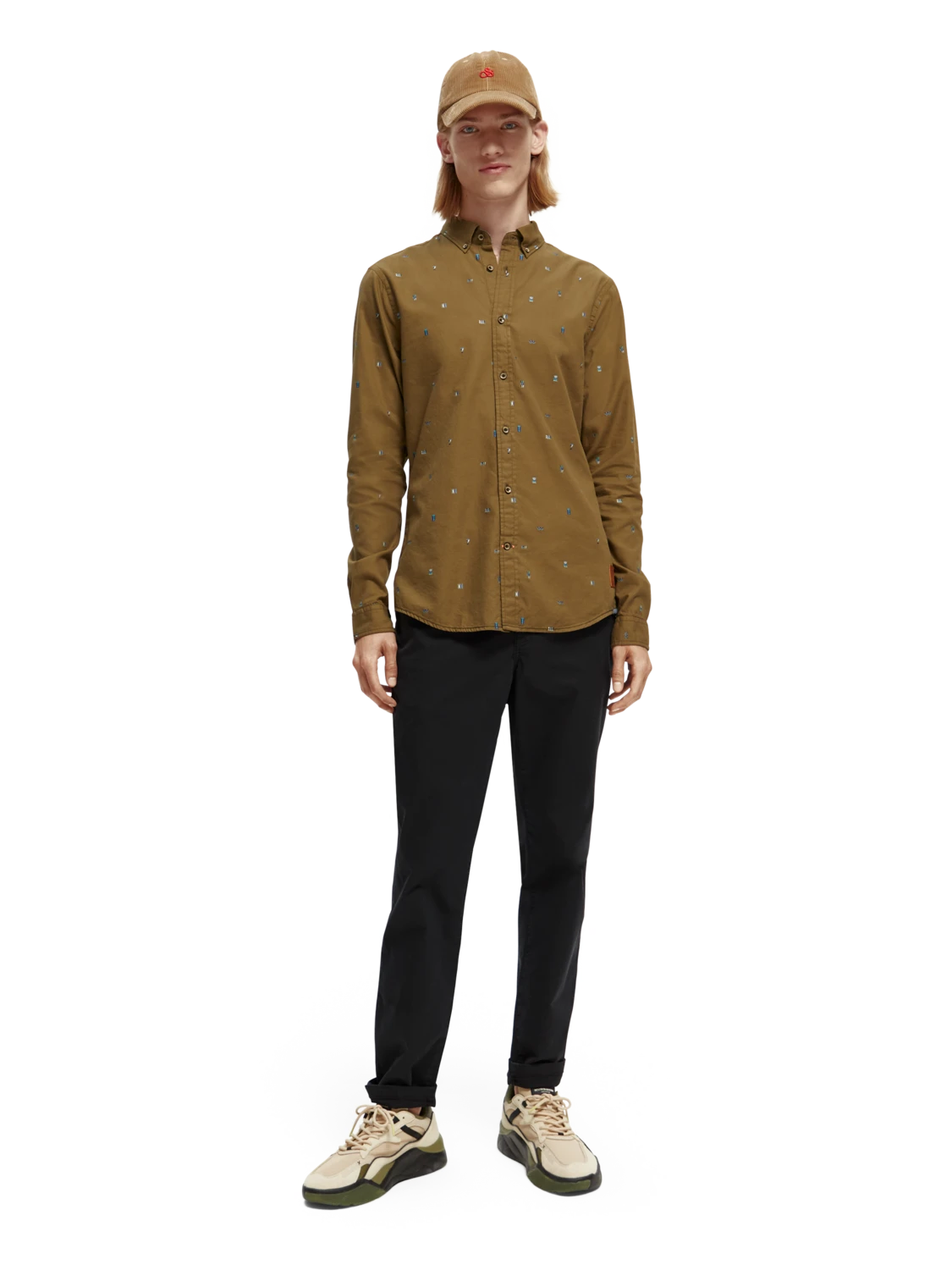 Scotch & Soda Slim Fit Embroidered Oxford Shirt 12 Scotch & Soda Slim Fit Embroidered Oxford Shirt - Image 10