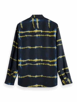 Scotch & Soda Regular Fit Pocketed Tie-Dye Shirt -Scotch & Soda 169069 Combo 20B BCK