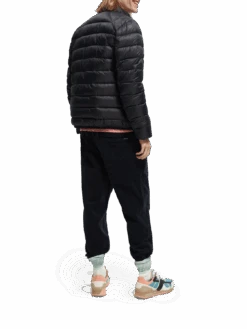 Scotch & Soda Water-Repellent Short Puffer Jacket 20 Scotch & Soda Water-Repellent Short Puffer Jacket -Scotch & Soda 169098 Night NHD BCK