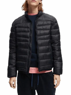 Scotch & Soda Water-Repellent Short Puffer Jacket