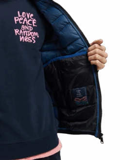 Scotch & Soda Water-Repellent Short Puffer Jacket 21 Scotch & Soda Water-Repellent Short Puffer Jacket -Scotch & Soda 169098 Night NHD DTL1