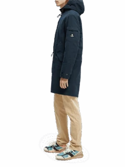 Scotch & Soda Long Teddy-Lined Parka -Scotch & Soda 169113 Navy NHD SDE