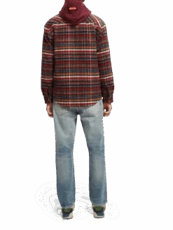 Scotch & Soda Checked Wool-Blend Overshirt -Scotch & Soda 169161 Combo 20A NHD BCK