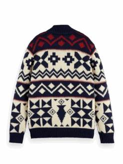 Scotch & Soda Chunky Wool-Blend Zip Cardigan With Detachable Inner Jacket 25 Scotch & Soda Chunky Wool-Blend Zip Cardigan With Detachable Inner Jacket -Scotch & Soda 169162 Combo 20A BCK