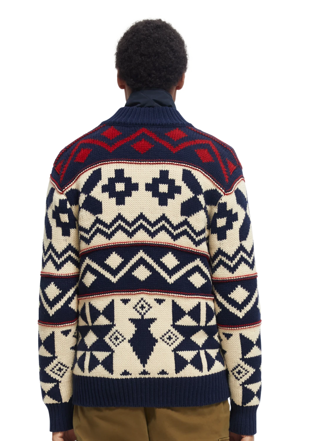 Scotch & Soda Chunky Wool-Blend Zip Cardigan With Detachable Inner Jacket 13 Scotch & Soda Chunky Wool-Blend Zip Cardigan With Detachable Inner Jacket - Image 11