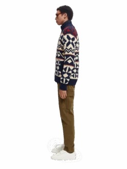 Scotch & Soda Chunky Wool-Blend Zip Cardigan With Detachable Inner Jacket 35 Scotch & Soda Chunky Wool-Blend Zip Cardigan With Detachable Inner Jacket -Scotch & Soda 169162 Combo 20A MDL SDE