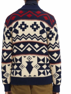 Scotch & Soda Chunky Wool-Blend Zip Cardigan With Detachable Inner Jacket 22 Scotch & Soda Chunky Wool-Blend Zip Cardigan With Detachable Inner Jacket -Scotch & Soda 169162 Combo 20A NHD BCK