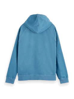 Scotch & Soda Organic Cotton Corduroy Hoodie 19 Scotch & Soda Organic Cotton Corduroy Hoodie -Scotch & Soda 169195 Winter 20Sky BCK