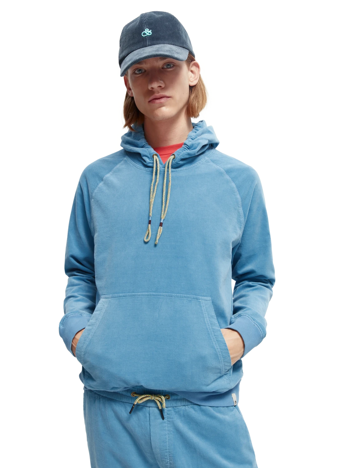 Scotch & Soda Organic Cotton Corduroy Hoodie 12 Scotch & Soda Organic Cotton Corduroy Hoodie - Image 10