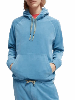 Scotch & Soda Organic Cotton Corduroy Hoodie