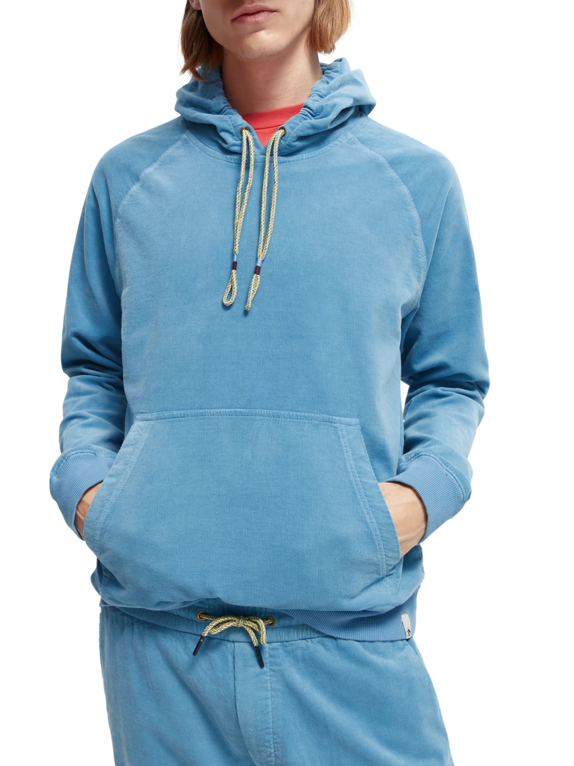Scotch & Soda Organic Cotton Corduroy Hoodie 3 Scotch & Soda Organic Cotton Corduroy Hoodie