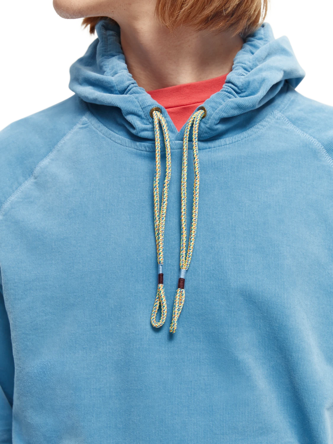 Scotch & Soda Organic Cotton Corduroy Hoodie 6 Scotch & Soda Organic Cotton Corduroy Hoodie - Image 4