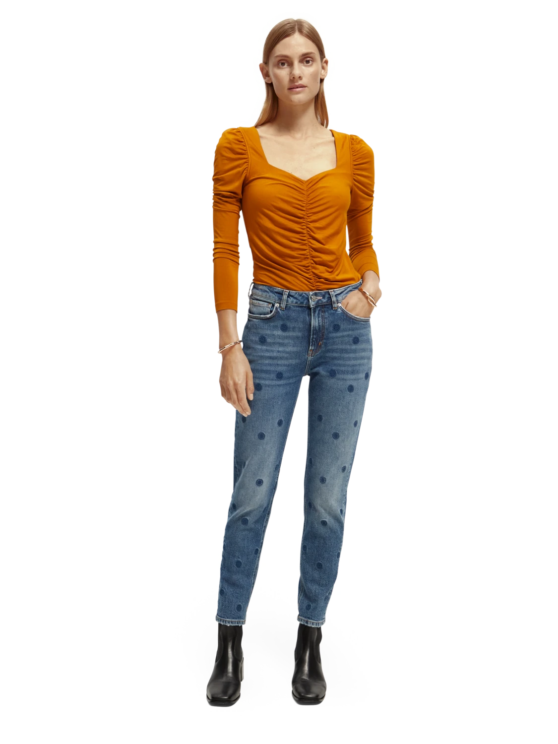 Scotch & Soda High Five High-Rise Slim Fit Jeans 15 Scotch & Soda High Five High-Rise Slim Fit Jeans - Image 13