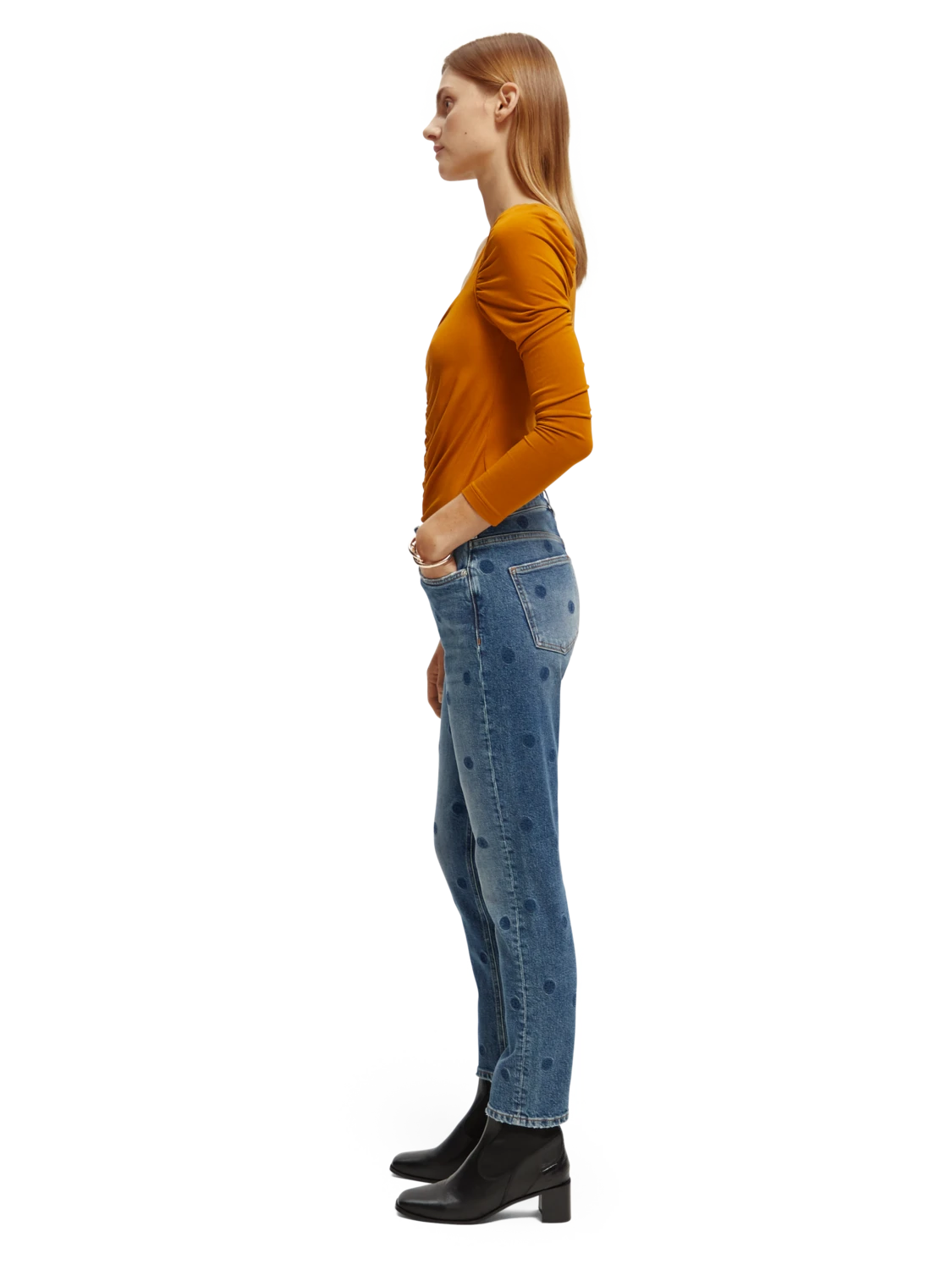 Scotch & Soda High Five High-Rise Slim Fit Jeans 16 Scotch & Soda High Five High-Rise Slim Fit Jeans - Image 14