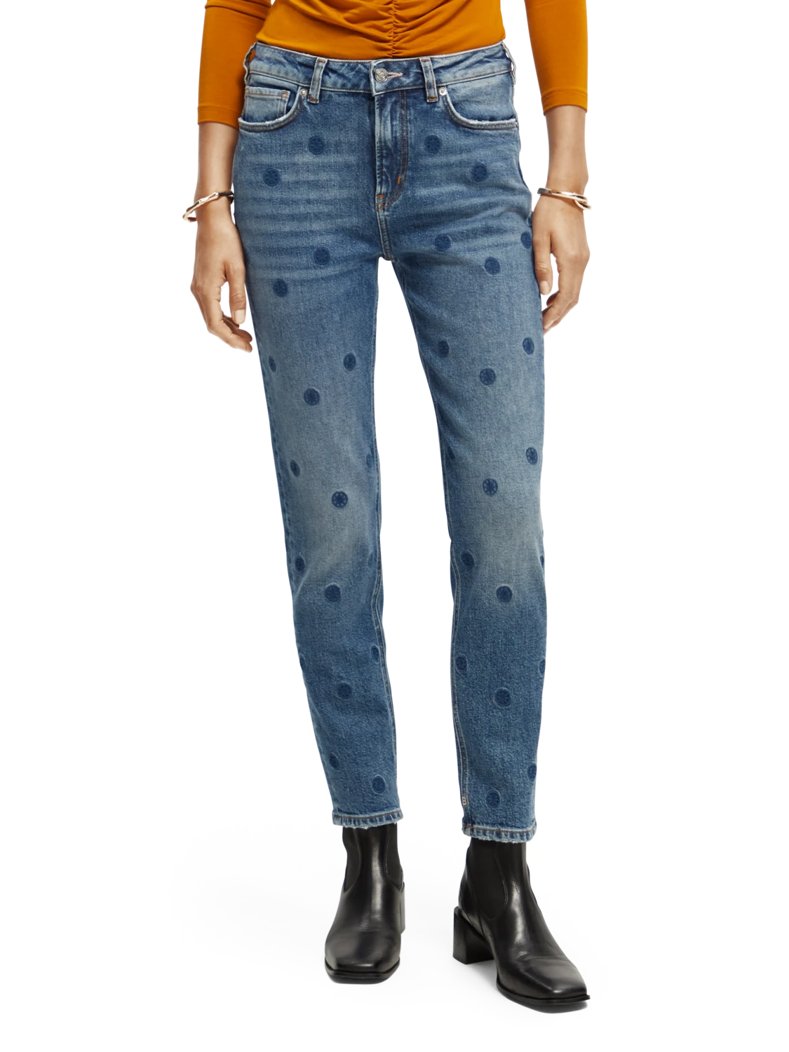 Scotch & Soda High Five High-Rise Slim Fit Jeans 3 Scotch & Soda High Five High-Rise Slim Fit Jeans