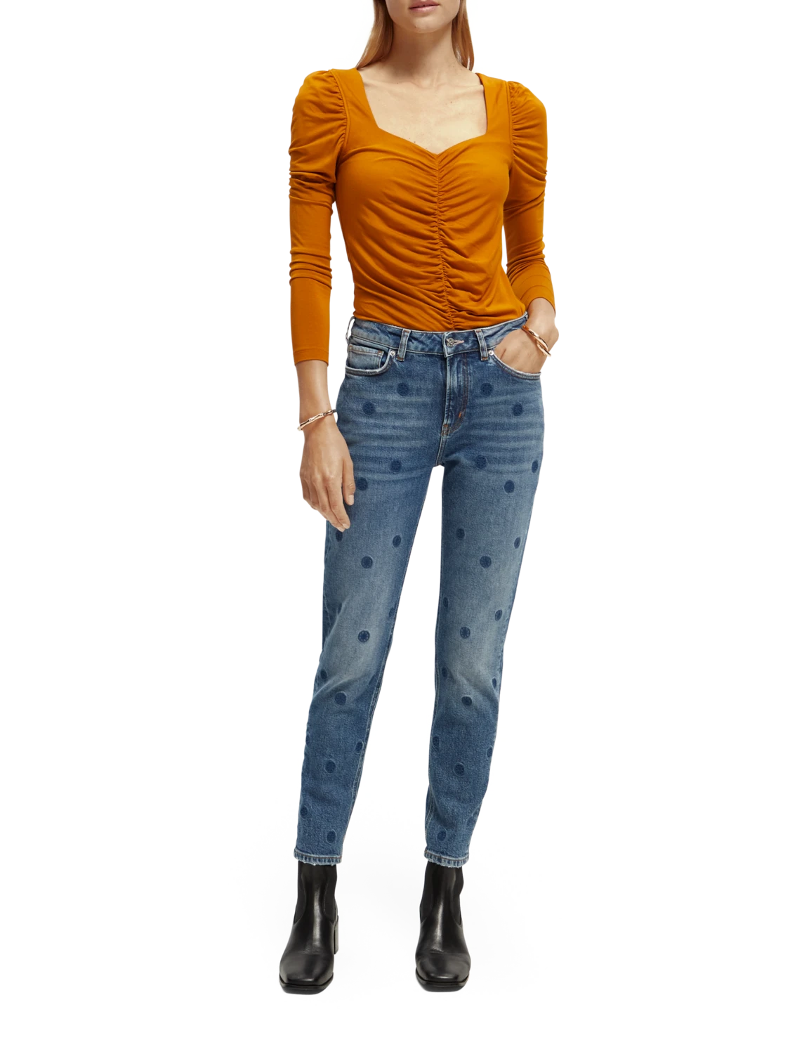 Scotch & Soda High Five High-Rise Slim Fit Jeans 4 Scotch & Soda High Five High-Rise Slim Fit Jeans - Image 2