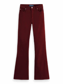 Scotch & Soda The Charm Garment-Dyed Corduroy Flare -Scotch & Soda 169219 Zinfandel FNT