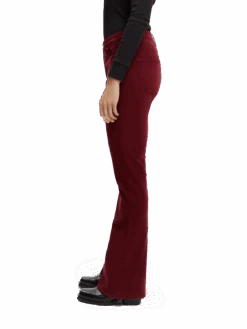 Scotch & Soda The Charm Garment-Dyed Corduroy Flare -Scotch & Soda 169219 Zinfandel NHD SDE