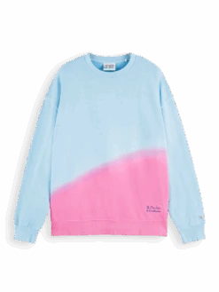 Scotch & Soda Tie-Dye Crewneck Organic Cotton Sweatshirt 18 Scotch & Soda Tie-Dye Crewneck Organic Cotton Sweatshirt -Scotch & Soda 169332 Combo 20A FNT