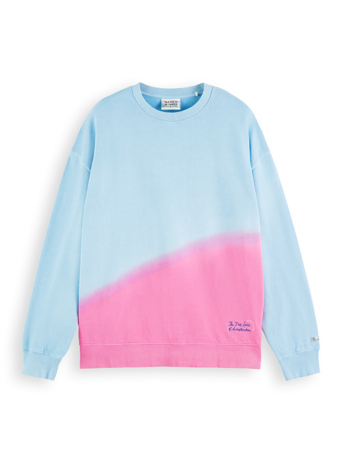 Scotch & Soda Tie-Dye Crewneck Organic Cotton Sweatshirt 7 Scotch & Soda Tie-Dye Crewneck Organic Cotton Sweatshirt - Image 5