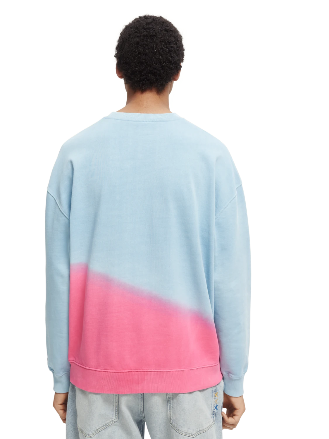 Scotch & Soda Tie-Dye Crewneck Organic Cotton Sweatshirt 11 Scotch & Soda Tie-Dye Crewneck Organic Cotton Sweatshirt - Image 9