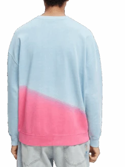 Scotch & Soda Tie-Dye Crewneck Organic Cotton Sweatshirt 16 Scotch & Soda Tie-Dye Crewneck Organic Cotton Sweatshirt -Scotch & Soda 169332 Combo 20A NHD BCK