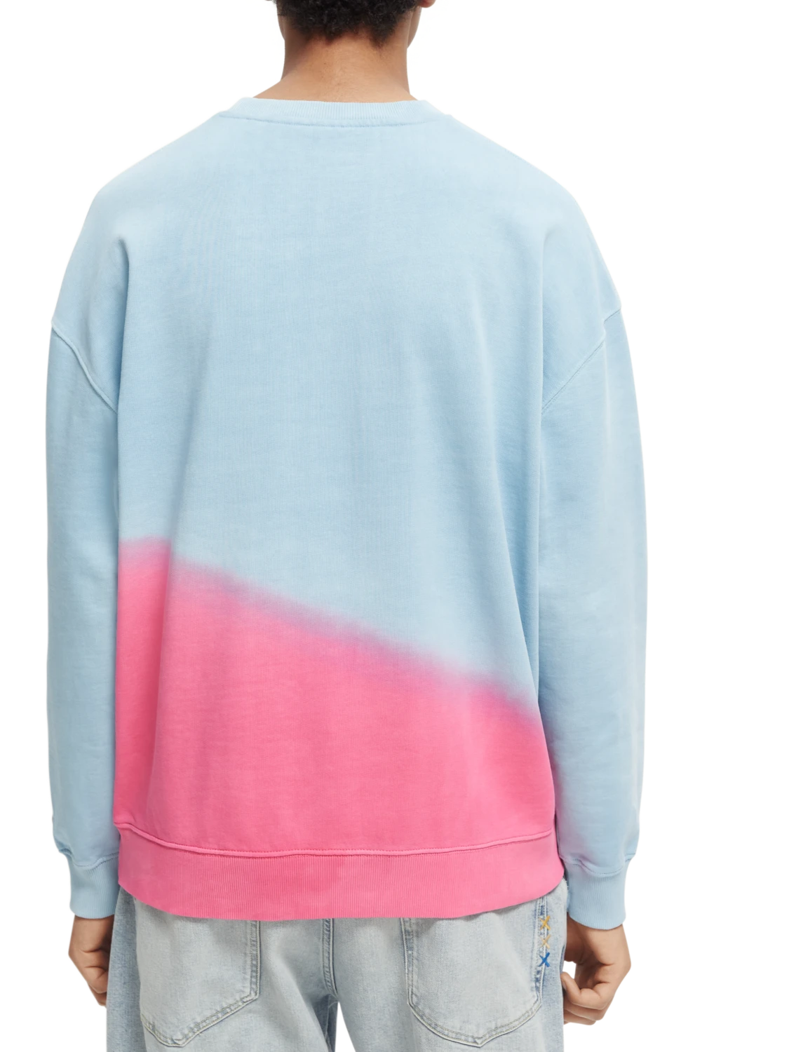 Scotch & Soda Tie-Dye Crewneck Organic Cotton Sweatshirt 5 Scotch & Soda Tie-Dye Crewneck Organic Cotton Sweatshirt - Image 3