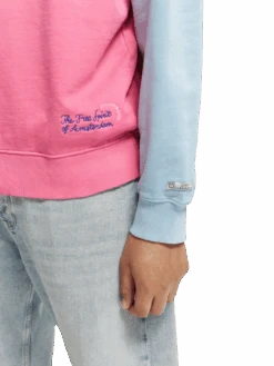 Scotch & Soda Tie-Dye Crewneck Organic Cotton Sweatshirt 17 Scotch & Soda Tie-Dye Crewneck Organic Cotton Sweatshirt -Scotch & Soda 169332 Combo 20A NHD DTL1