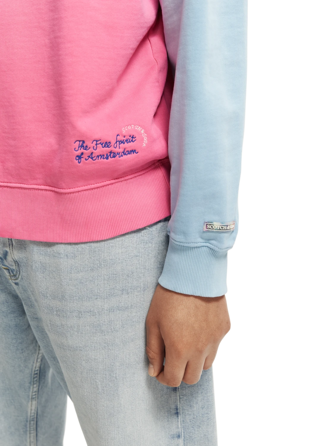 Scotch & Soda Tie-Dye Crewneck Organic Cotton Sweatshirt 6 Scotch & Soda Tie-Dye Crewneck Organic Cotton Sweatshirt - Image 4