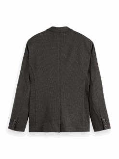 Scotch & Soda Knitted Single-Breasted Blazer 21 Scotch & Soda Knitted Single-Breasted Blazer -Scotch & Soda 169340 Combo 20A BCK
