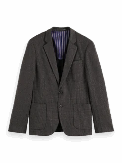 Scotch & Soda Knitted Single-Breasted Blazer 20 Scotch & Soda Knitted Single-Breasted Blazer -Scotch & Soda 169340 Combo 20A FNT