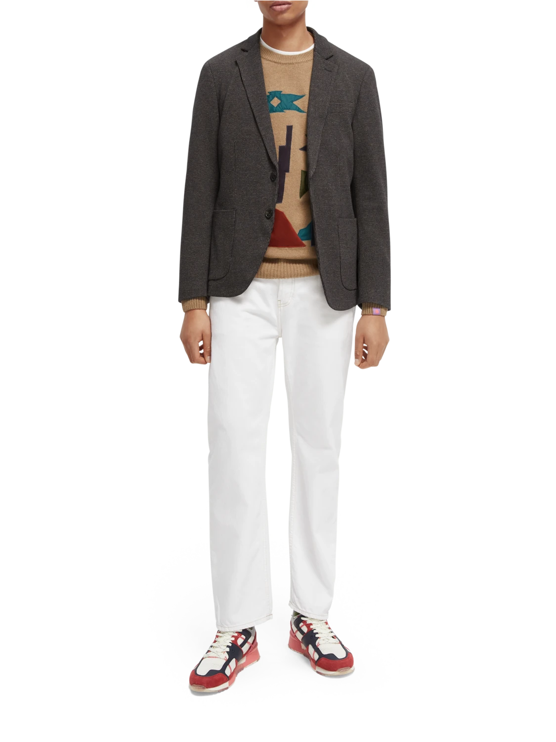 Scotch & Soda Knitted Single-Breasted Blazer 4 Scotch & Soda Knitted Single-Breasted Blazer - Image 2