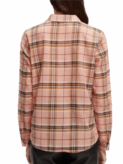 Scotch & Soda Printed Regular Fit Shirt 16 Scotch & Soda Printed Regular Fit Shirt -Scotch & Soda 169344 Winter 20Peach 20Check NHD BCK