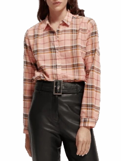 Scotch & Soda Printed Regular Fit Shirt