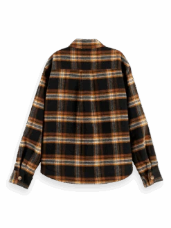 Scotch & Soda Checked Shirt Jacket -Scotch & Soda 169359 Multi 20Plaid BCK