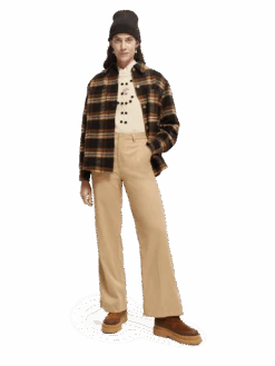 Scotch & Soda Checked Shirt Jacket -Scotch & Soda 169359 Multi 20Plaid MDL FNT