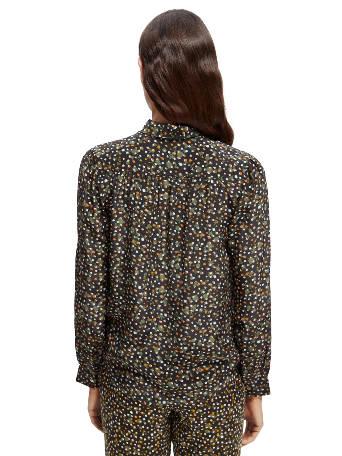 Scotch & Soda Lightweight Shirt With Ribbon Collar 11 Scotch & Soda Lightweight Shirt With Ribbon Collar - Image 9