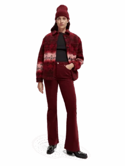 Scotch & Soda Printed Jacquard Overshirt -Scotch & Soda 169364 Aztec 20Burnt 20Saffron MDL FNT