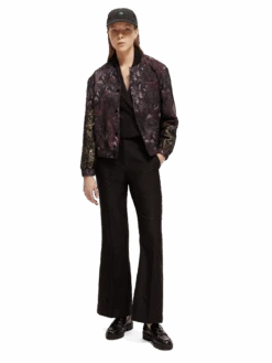 Scotch & Soda Printed Jacquard Bomber Jacket -Scotch & Soda 169373 Midnight 20Slate MDL FNT