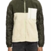 Scotch & Soda Panelled Quilted Teddy Jacket 2 Scotch & Soda Panelled Quilted Teddy Jacket -Scotch & Soda 169383 Combo 20A NHD CRP