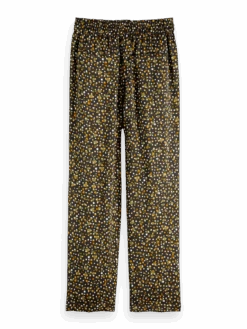 Scotch & Soda Nina Mid-Rise Tapered Jogger 21 Scotch & Soda Nina Mid-Rise Tapered Jogger -Scotch & Soda 169388 Space 20Floral 20Cinnamon 20Spice BCK