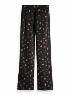 Scotch & Soda The Gia Mid-Rise Wide-Leg Elasticated Trousers 21 Scotch & Soda The Gia Mid-Rise Wide-Leg Elasticated Trousers -Scotch & Soda 169390 Planets BCK