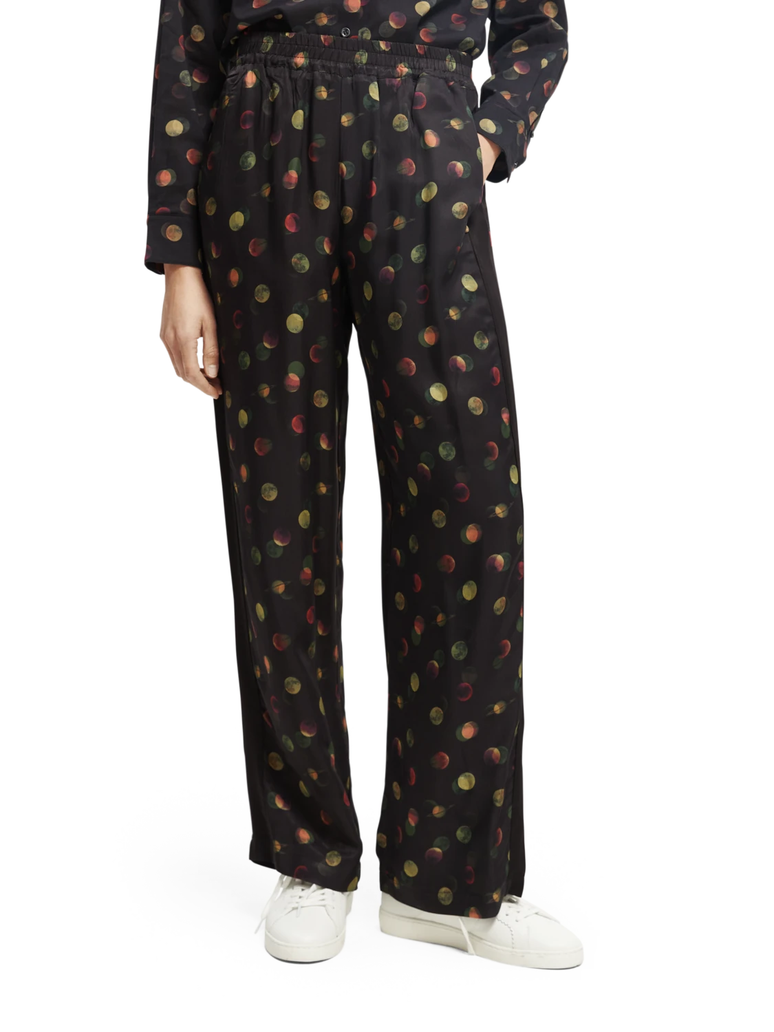 Scotch & Soda The Gia Mid-Rise Wide-Leg Elasticated Trousers 12 Scotch & Soda The Gia Mid-Rise Wide-Leg Elasticated Trousers - Image 10